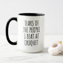 Search for croquet mugs Vintage