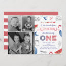 Search for bbq 1st birthday invitations Patriotic