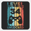 Search for thirty four stickers Birthday