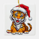 Search for tiger christmas tree decorations Cute