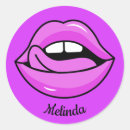 Search for funny lips stickers Pink