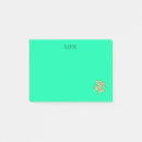 Search for clover leaf post it notes Green