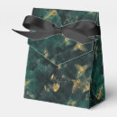 Search for emerald wedding favour boxes Emerald green and gold