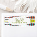 Search for diamond return address labels Gold