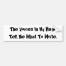 Search for writings bumper stickers Writers