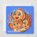 Search for nemo invitations Clown fish
