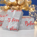 Search for believe wrapping paper Stars