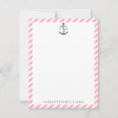 Search for pink stripes note cards Preppy