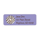 Search for chocolate return address labels Doughnut