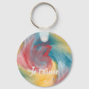 Search for colour tie key rings Watercolor