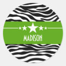 Search for green zebra stickers Cute