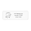 Search for dog art return address labels Simple