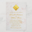 Search for faux gold foil wedding invitations Calligraphy