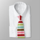 Search for multicolored striped ties Pattern