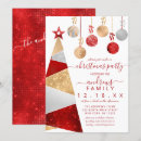 Search for silver and gold christmas invitations Modern