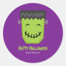 Search for frankenstein stickers Trick or treat