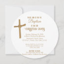 Search for formal christening invitations Gold