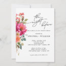 Search for watercolor floral rehearsal dinner invitations Typography