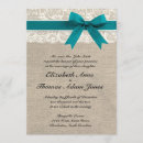 Search for rustic turquoise wedding invitations Lace