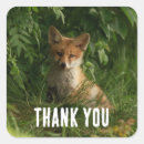 Search for fox thank you stickers Forest animal