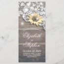 Search for sunflower wedding programs Lace