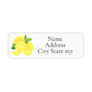 Search for fruit slices return address labels Lemon