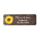 Search for rustic kraft paper wedding return address labels Lace