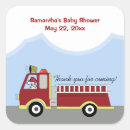 Search for fire truck stickers Baby shower