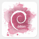 Search for debian stickers Linux