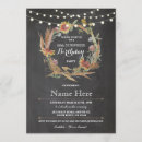 Search for floral wreath birthday invitations Party