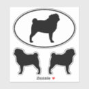 Search for dog lover bumper stickers Black