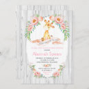 Search for rustic wood background invitations Pink flowers