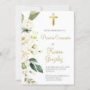 Search for white first communion invitations Eucalyptus