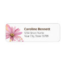Search for pink daisy return address labels Flower