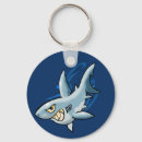 Search for great white shark key rings Cartoon