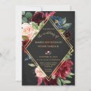 Search for burgundy black wedding invitations Minimalist