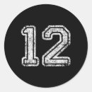 Search for number twelve stickers Ball