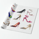 Search for high heel shoe paper wrapping paper Style
