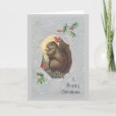 Search for squirrel christmas cards Vintage