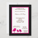 Search for black hot pink bridal shower invitations Party