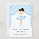 Search for blue ballerina invitations Princess