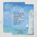Search for lighthouse birthday invitations Sailboat