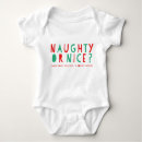 Search for funny naughty baby clothes Red and green