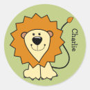 Search for cartoon lion stickers Children