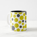 Search for yellow white polka dot mugs Retro