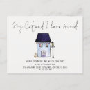 Search for cat moving announcement cards Funny