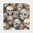Search for skull napkins Skeleton