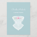 Search for corset bridal shower invitations Victorian