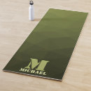 Search for olive green yoga mats Geometric