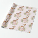Search for pink deer wrapping paper Woodland